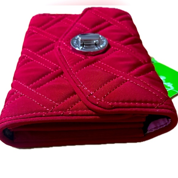 Vera Bradley Your Turn Smartphone Wallet, Tango Red - Picture 3 of 6
